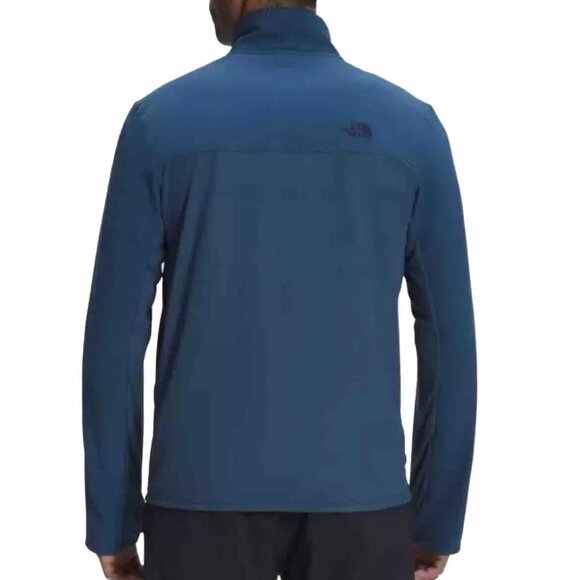The North Face Treadway Hybrid with Futurefleece Full Zip Jacket Navy Dark Blue - Picture 7 of 13